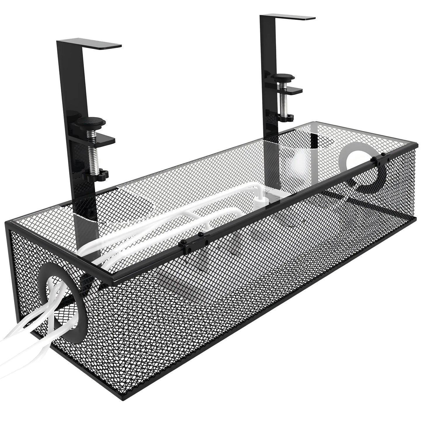 Under Desk Box Wire Management Cord Organizer