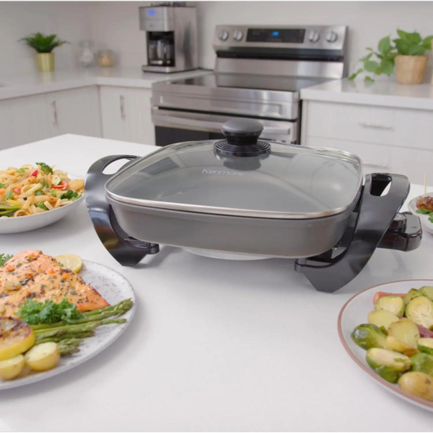 Kenmore Non-Stick Electric Skillet Frying Pan