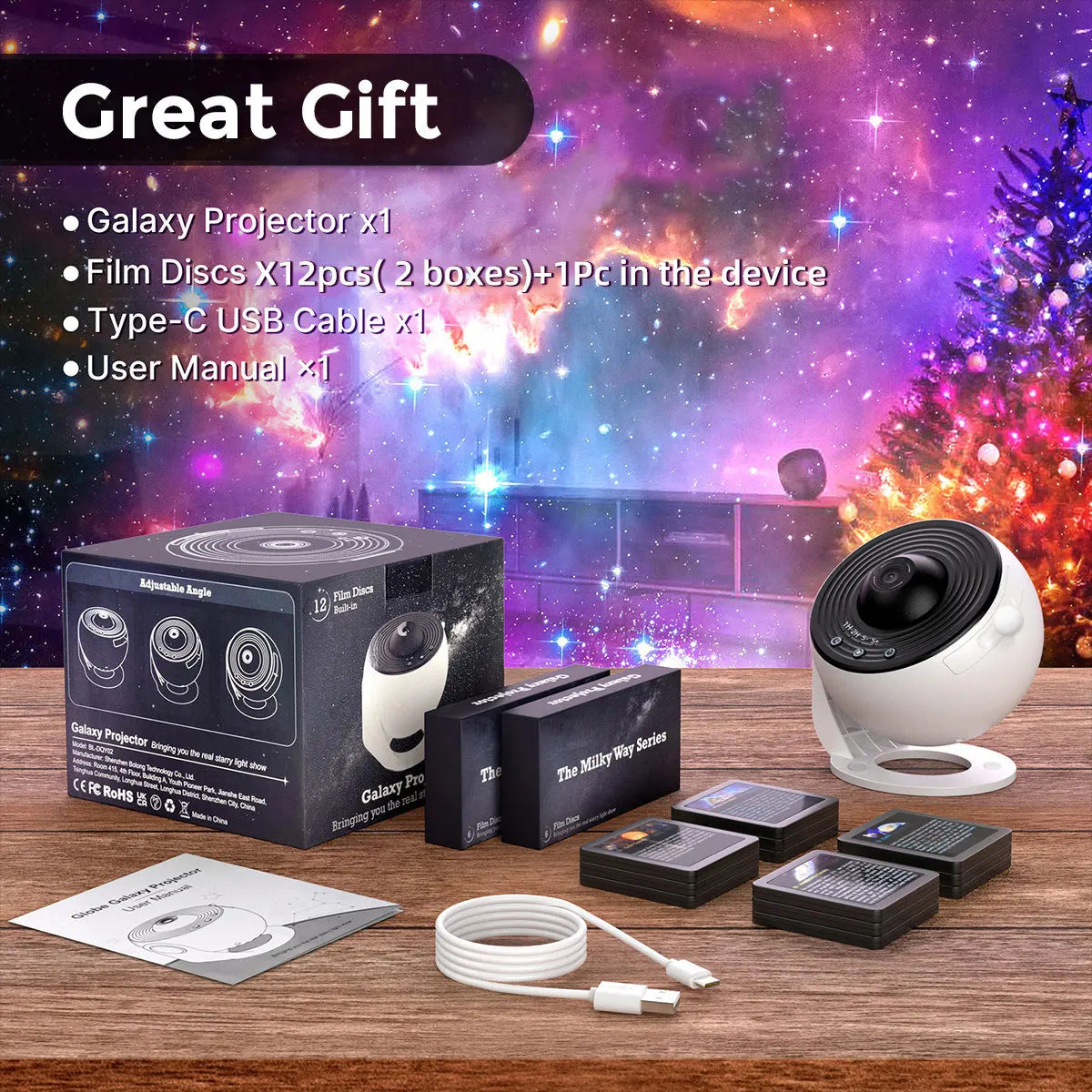 13 In 1 Galaxy Ultra Star Projector HD Image