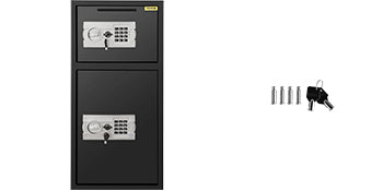 33" Steel Double Door Safe Deposit Box