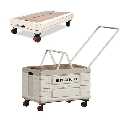 360° Rotating Foldable Storage Cart  Heavy-Duty