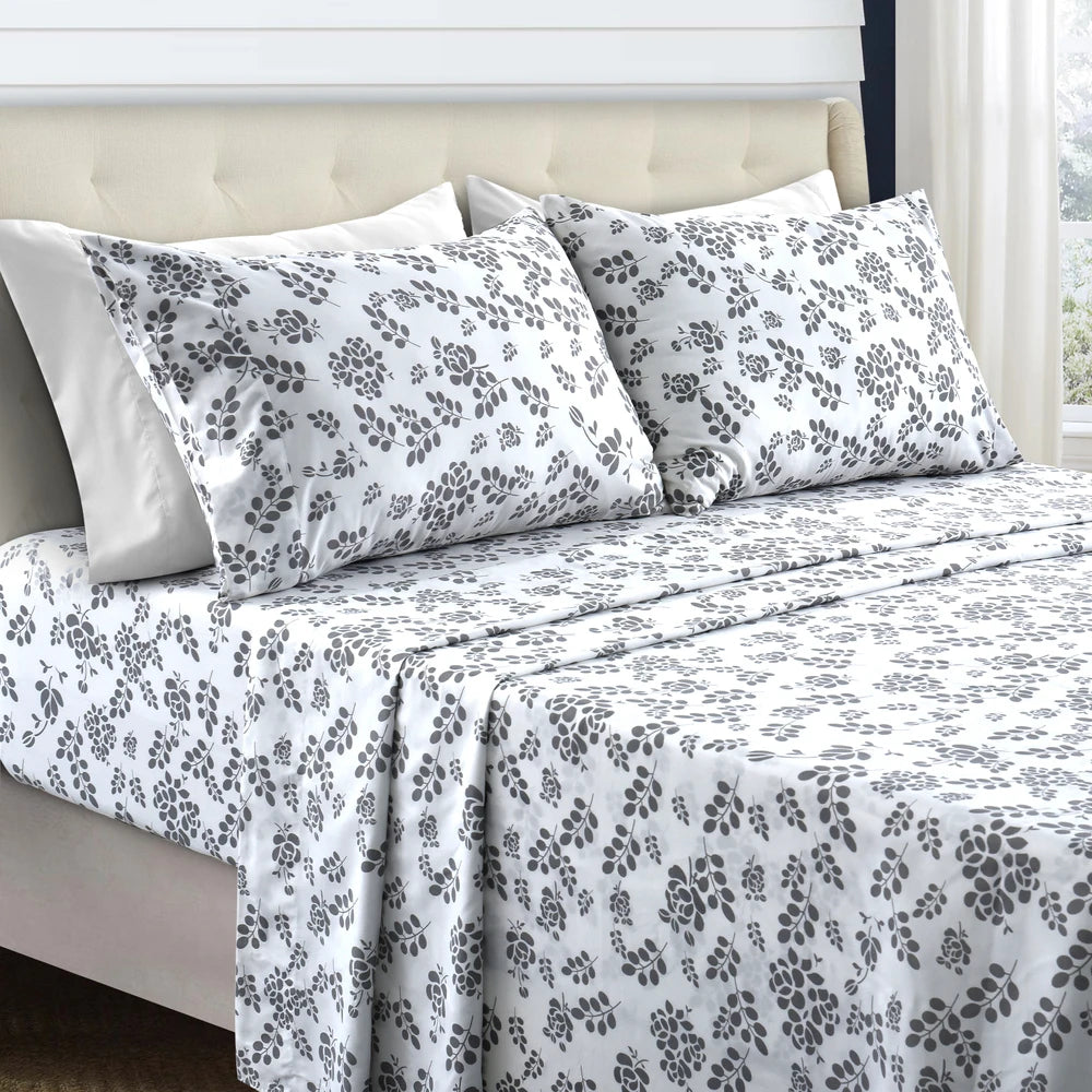 LUX Décor Floral Sheet Set - 3 Piece