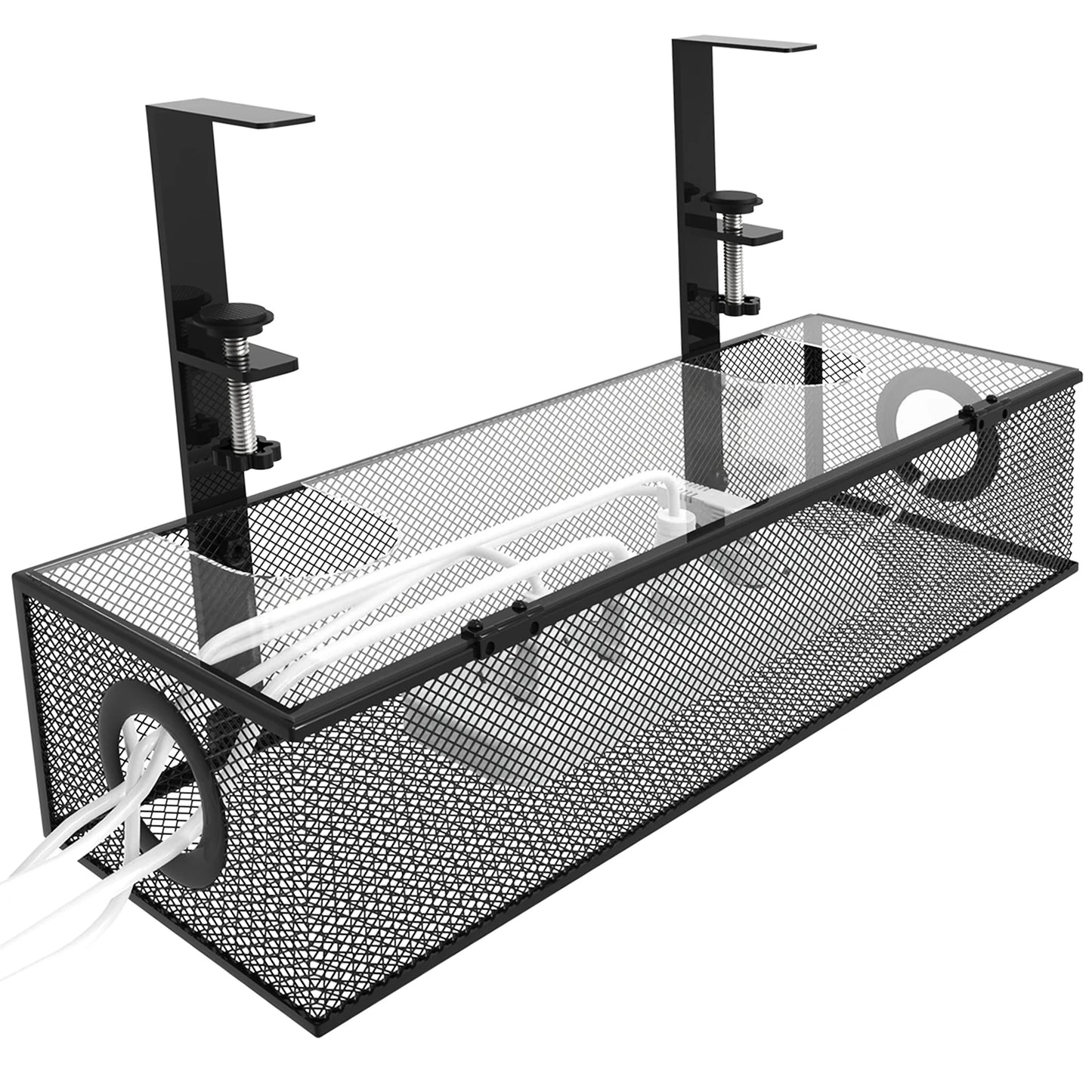 Under Desk Box Wire Management Cord Organizer