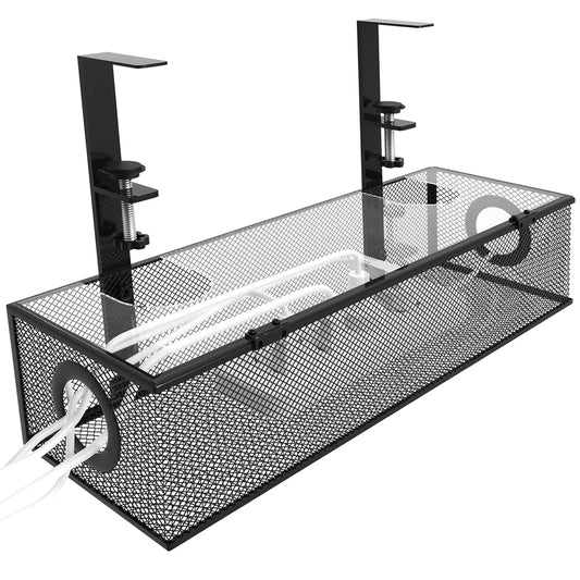 Under Desk Box Wire Management Cord Organizer