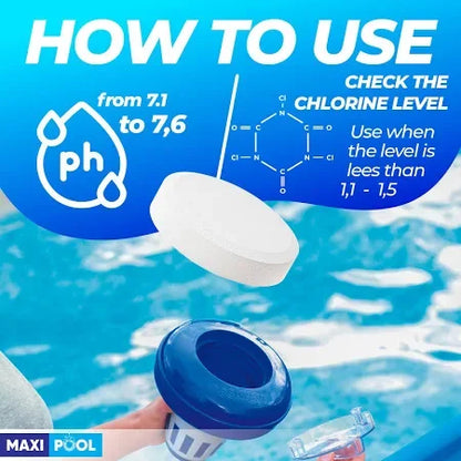 50 Pounds of 3" Chlorine Tablets