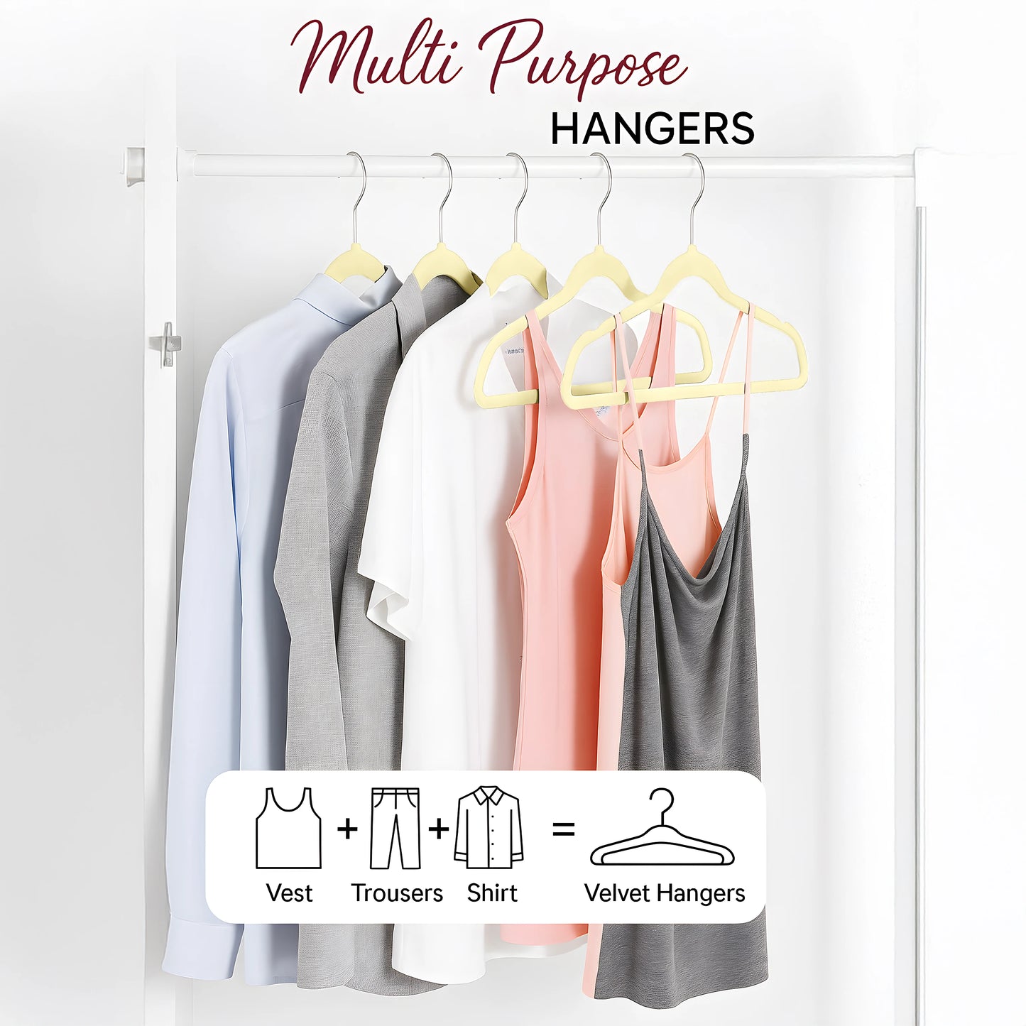 Lux Decor Velvet Hangers 30/50 Pack