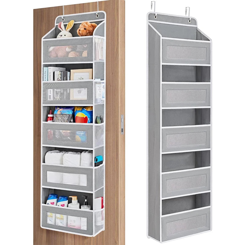 5-Shelf Hanging Storage Organizer - Behind Door