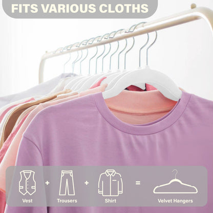Lux Decor Velvet Hangers 30/50 Pack