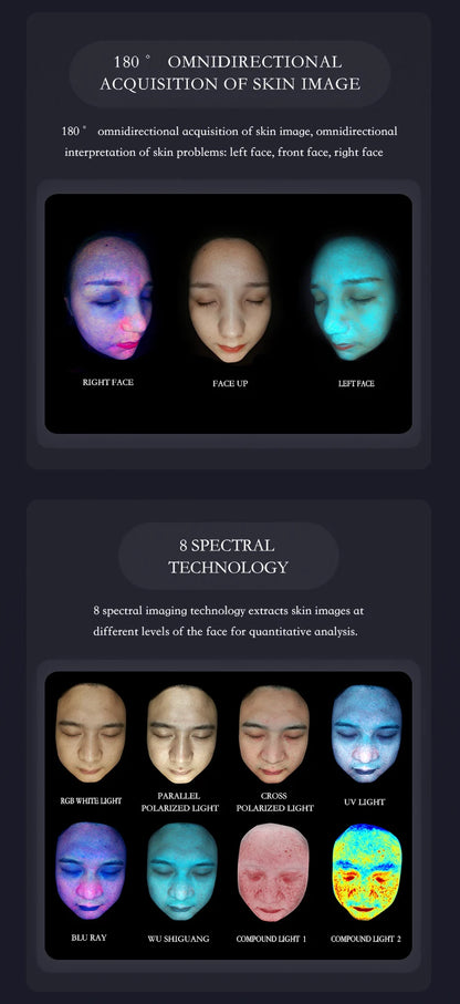 New 3D Facial Skin Analyzer Machine 15.6 inch