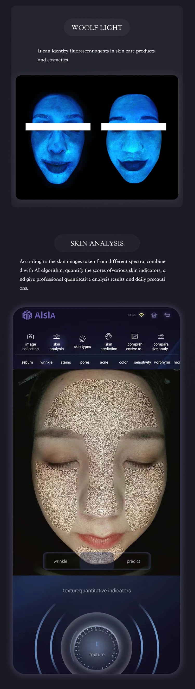 New 3D Facial Skin Analyzer Machine 15.6 inch