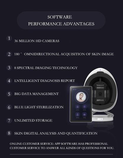 New 3D Facial Skin Analyzer Machine 15.6 inch