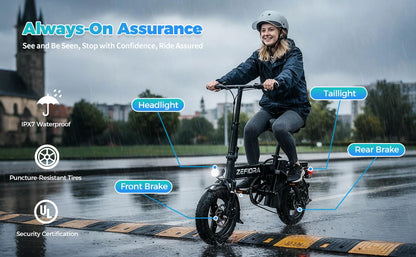 New 500W Adult Folding Electric Bike