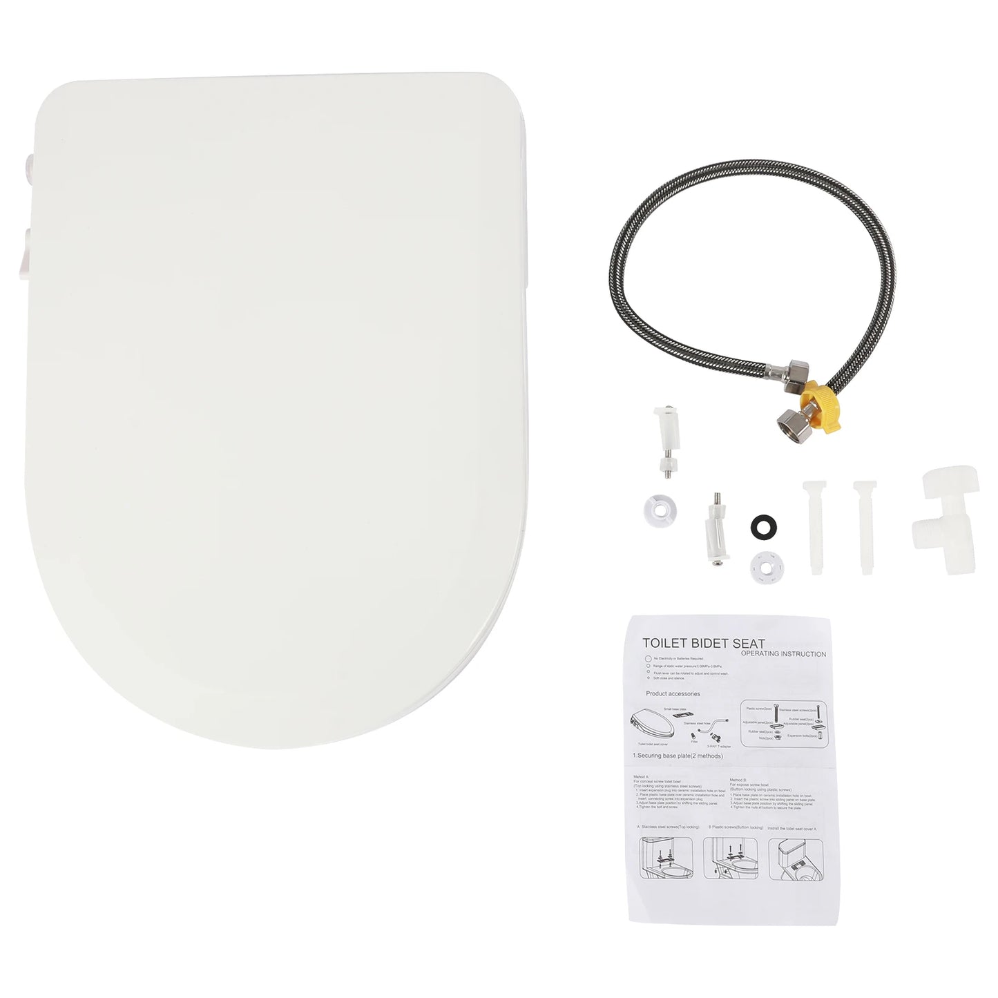 Non-Electric Bidet Toilet Seat Lid