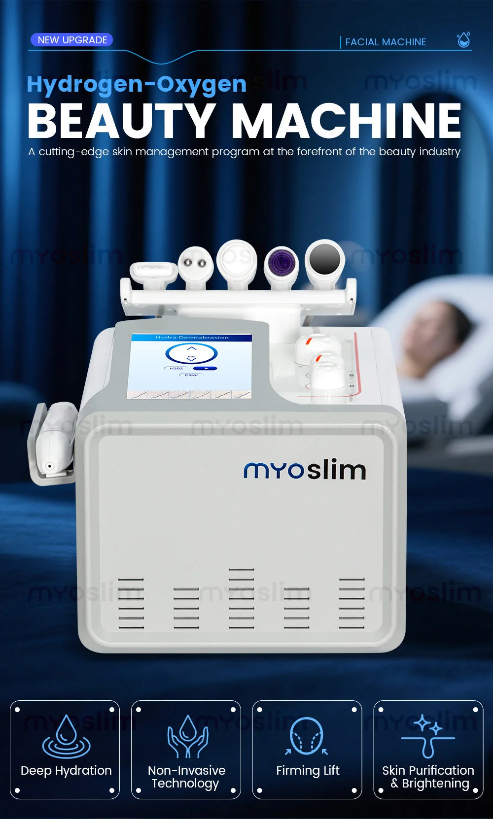Portable 6-in-1 Hydro Machine Jet Peel Skin Care