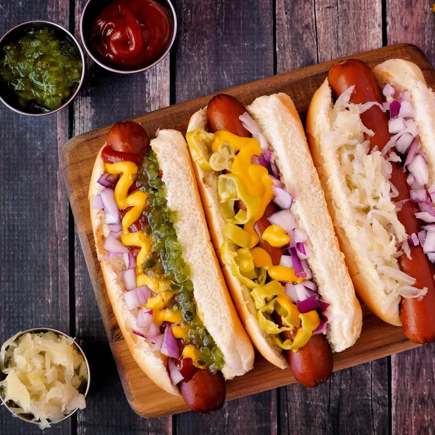 4 Slot Hot Dog and Bun Toaster with Mini Tongs