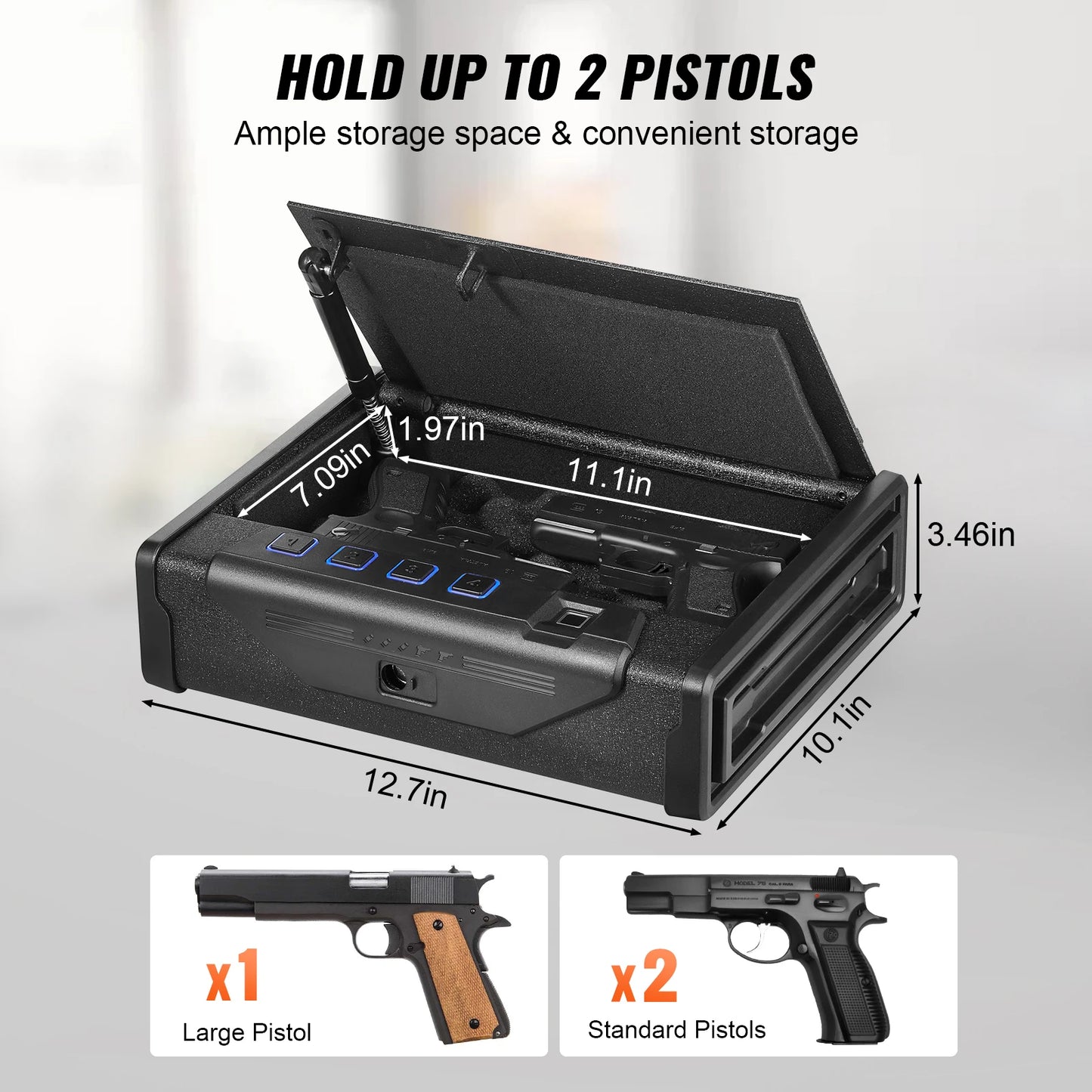 Gun Safe Steel Pistol Safe