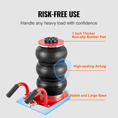 3 Ton Triple Bag Air Jack (6600 lbs) Capacity