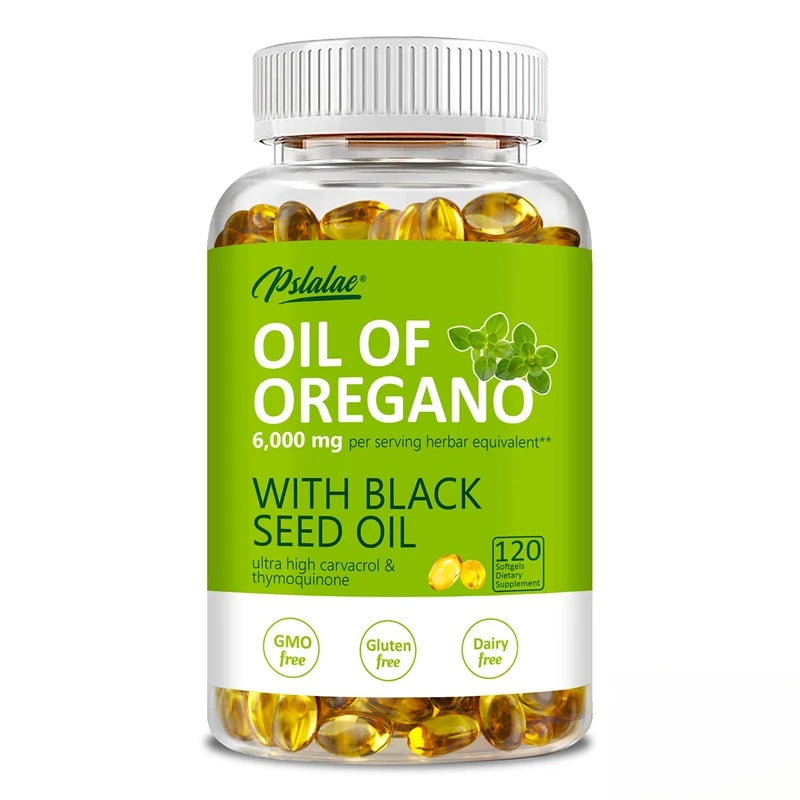 Oregano Oil Softgels  Digestive Aid Antioxidant 120count
