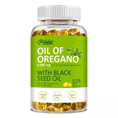 Oregano Oil Softgels  Digestive Aid Antioxidant 120count