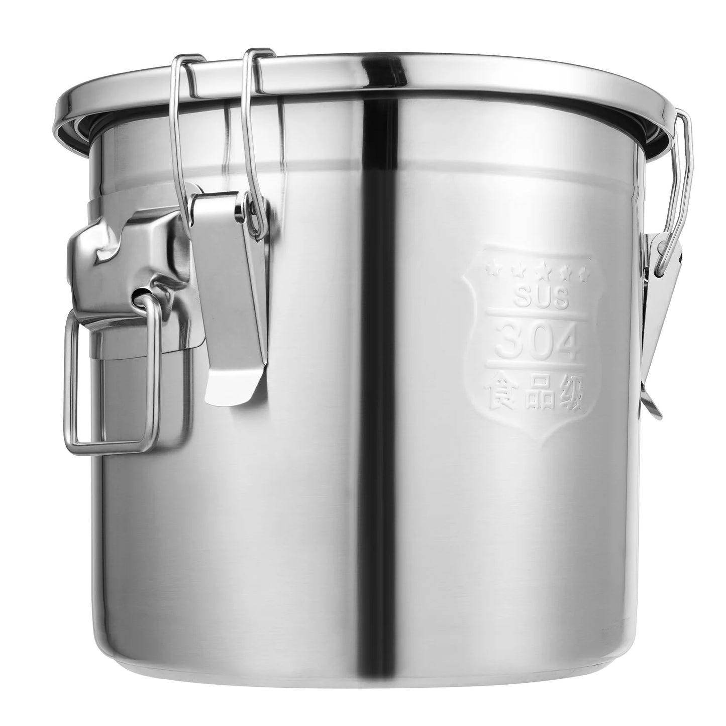 Bymaocar 12L 304 Stainless Steel Cereal Storage Container