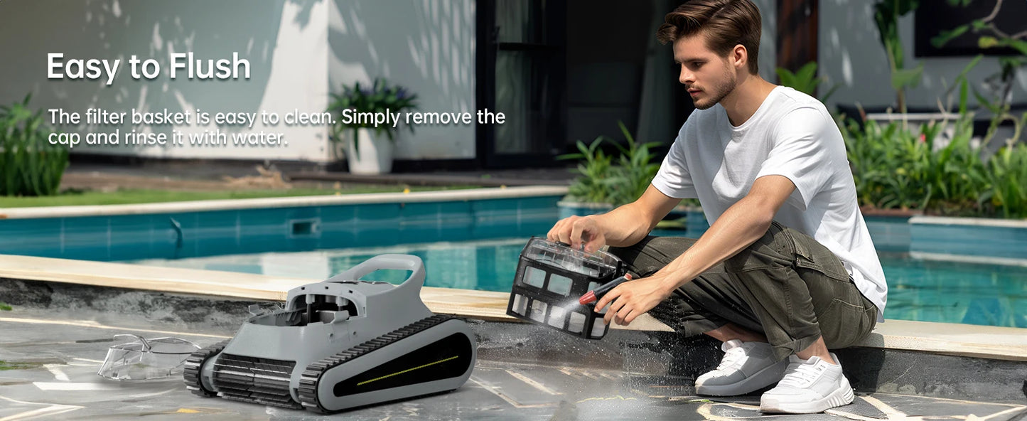 (2025 New) Seauto Crab Pro Cordless Robotic Cleaner