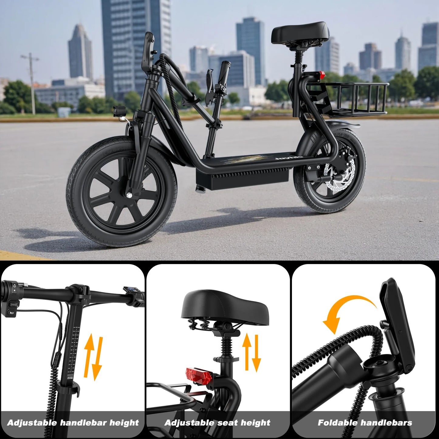 Electric Scooter for Adult, 20MPH Speed