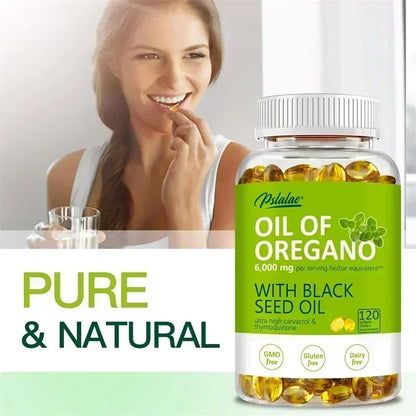 Oregano Oil Softgels  Digestive Aid Antioxidant 120count