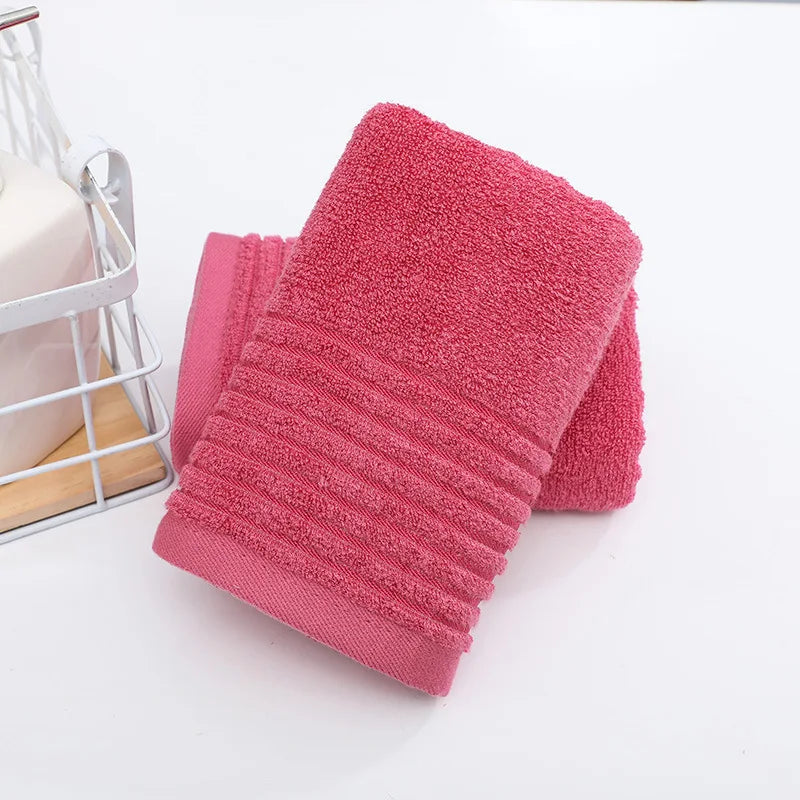 1/4/6PCS Red Bamboo Fiber Towels
