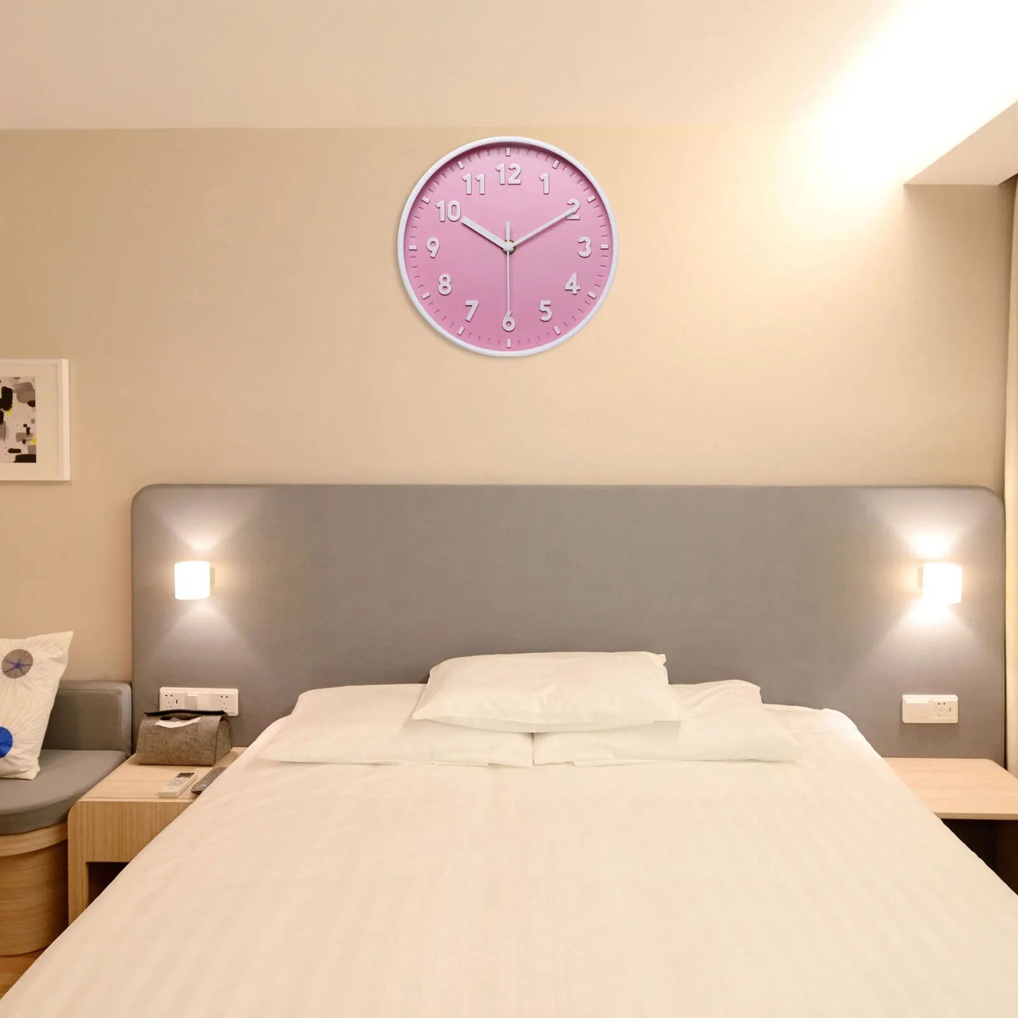 8 Inch Battery Operated Wall Clock Silent