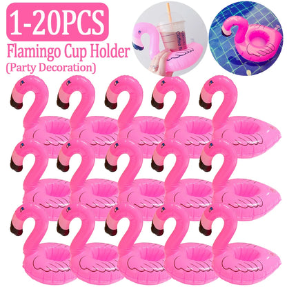 1-20 Pcs Tropical Flamingo Party Decoration Cup Holder
