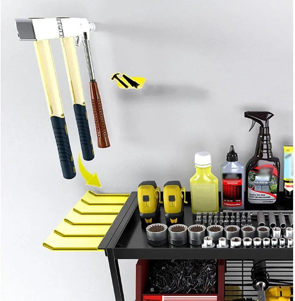 Power Tool Storage 4 Layer Wall Mounted Rack