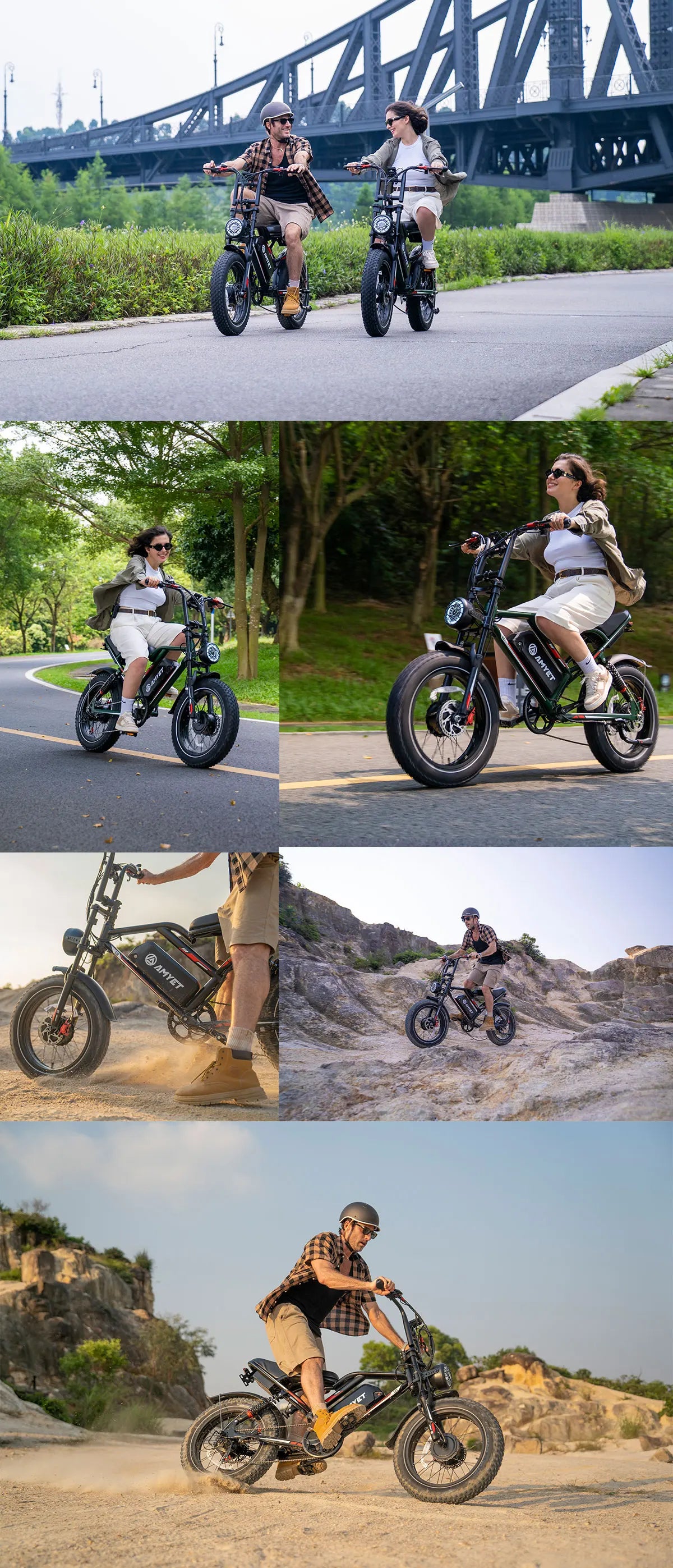 AMYET S8 Adults Electric Bike For Men 2000W