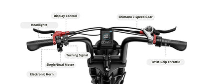 AMYET S8 Adults Electric Bike For Men 2000W