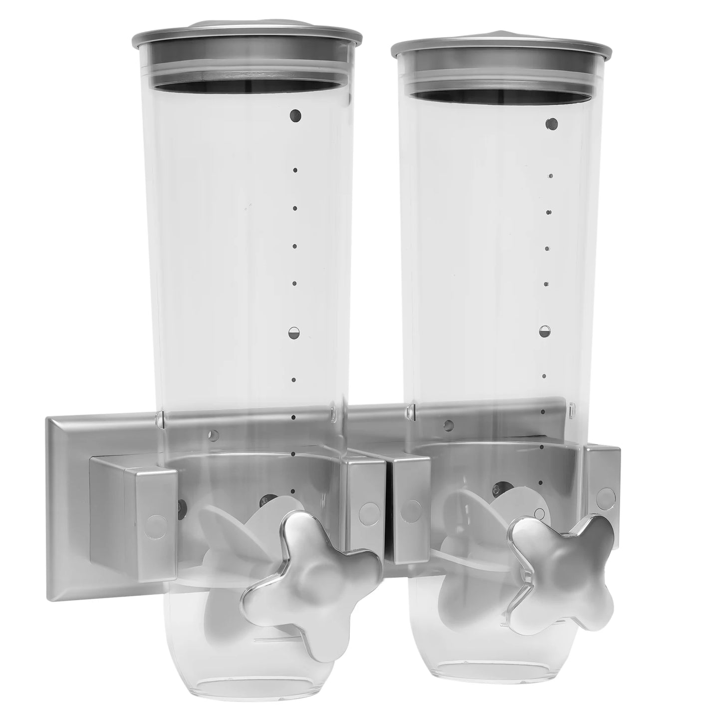 Wall Mount Dual-Bucket Food Storage Containers