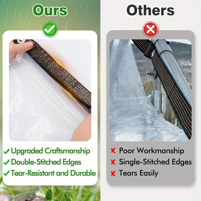 1 Thickened Transparent Waterproof Tarp