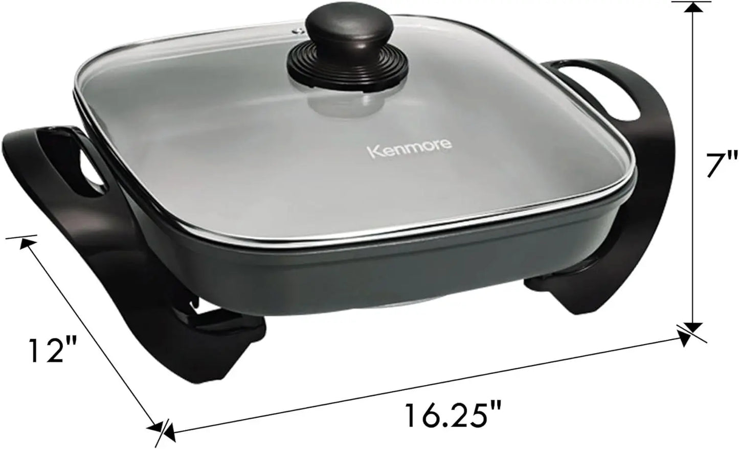 Kenmore Non-Stick Electric Skillet Frying Pan