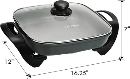 Kenmore Non-Stick Electric Skillet Frying Pan