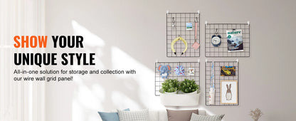 Wire Gridwall Display Racks Double Side Panels