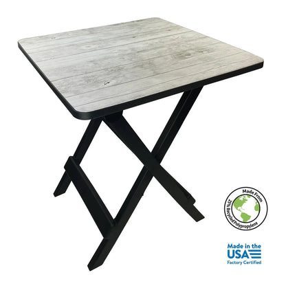 Adjustable Height Portable Folding Table