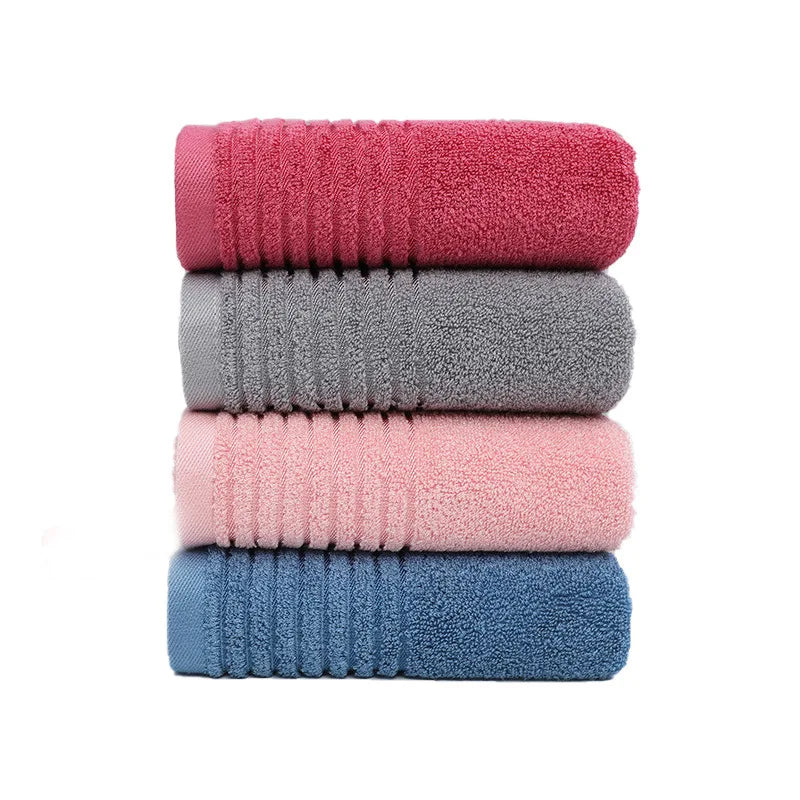 1/4/6PCS Red Bamboo Fiber Towels