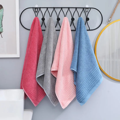 1/4/6PCS Red Bamboo Fiber Towels