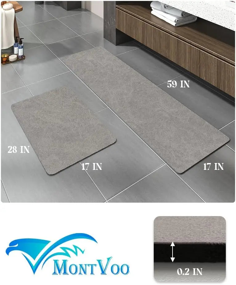 Non-Slip Quick Dry Bath Mat