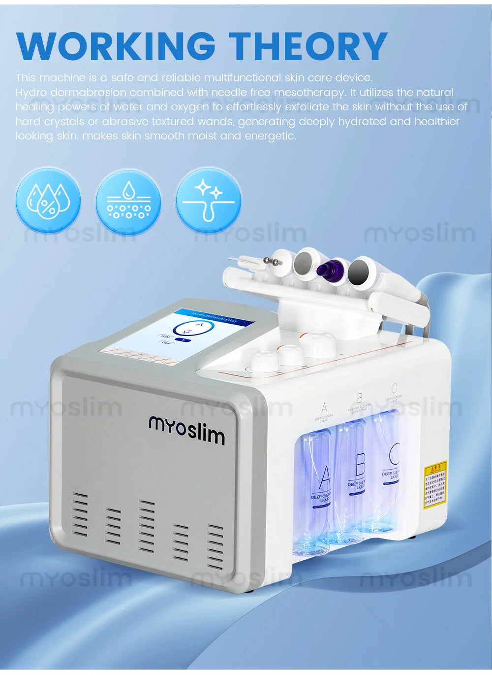 Portable 6-in-1 Hydro Machine Jet Peel Skin Care