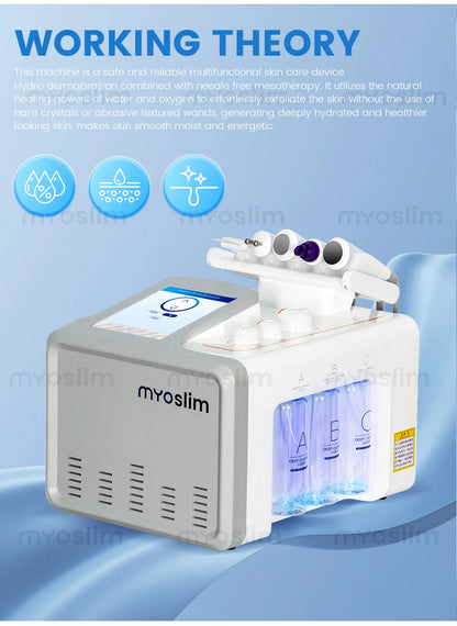 Portable 6-in-1 Hydro Machine Jet Peel Skin Care