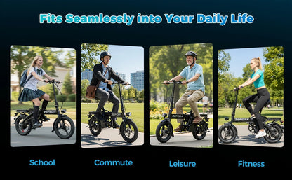 New 500W Adult Folding Electric Bike