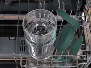 Glass Pickles Jar With Lids & Strainer