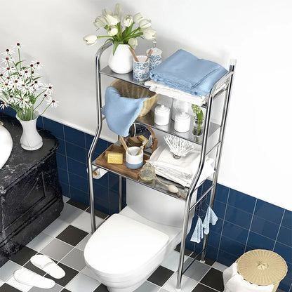 Over The Toilet Storage Metal Rack