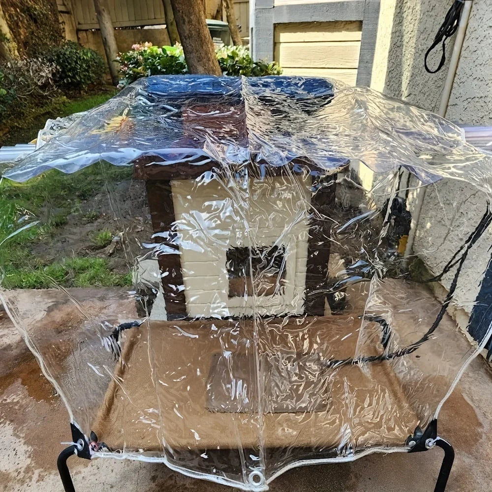 1 Thickened Transparent Waterproof Tarp