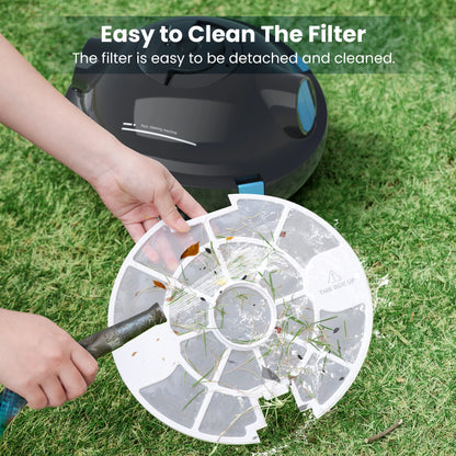 Cordless Robotic Pool Cleaner,90 Mins Runtime