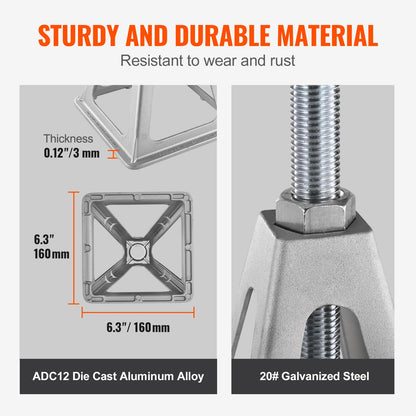 6000 Lbs Aluminum RV Leveling Stack Jacks